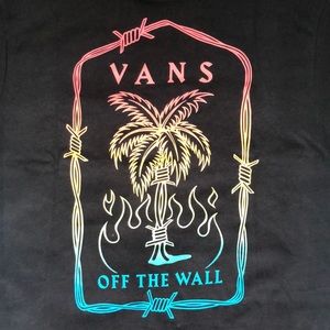 VANS BARBED WIRE / PALM TEE (M) 🍁